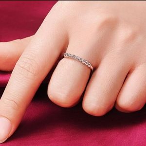 Elegant stylish minimalist ring